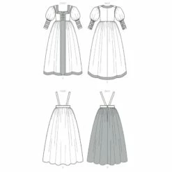 Patron A.C Robe Médievale -CréaCosmos Soldes patron ac robe medievale 5