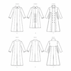 Patron - Manteau Trenched -CréaCosmos Soldes patron manteau trenched 3