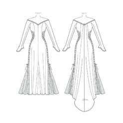 Patron - Robe Magie Noire -CréaCosmos Soldes patron robe magie noire 4