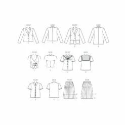 Patron Uniformes écolière -CréaCosmos Soldes patron uniformes ecoliere 7