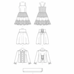 Patron - Vêtements De Poupée -CréaCosmos Soldes patron vetements de poupee 8