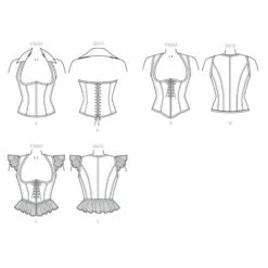 Patron Yaya Han - Underbust Type Veste -CréaCosmos Soldes patron yaya han underbust type veste 3